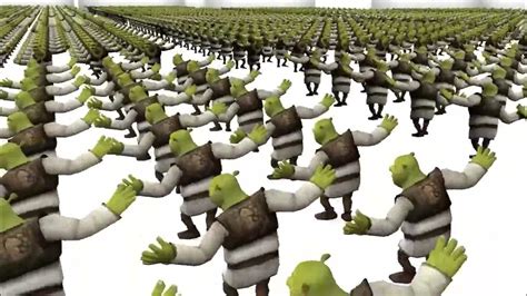An Army Of Shrek Dancing To Shreksophone For 10 Hours Youtube