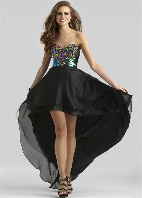 Sweetheart Sequin Beads Short Front Long Back Party Dress Prom Cocktail Dresses 2049891 Weddbook