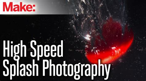 High Speed Splash Photography Youtube