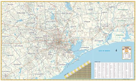Roads Of Southeast Texas 2020 Houston Map Company