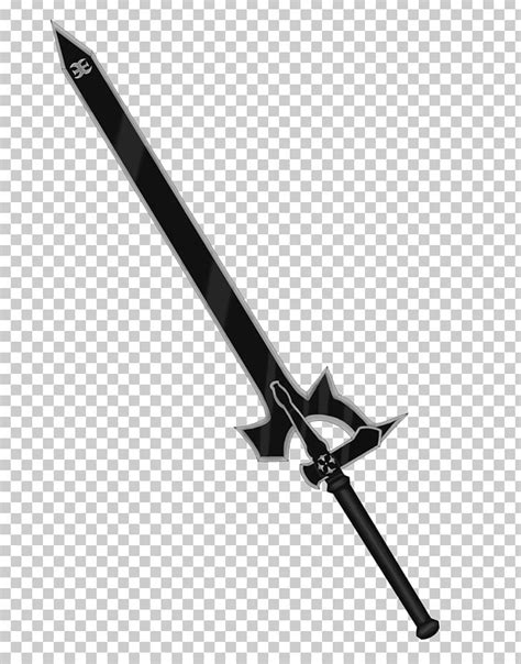 Kirito Drawing Sword Art Online Katana Png Clipart Angle Anime