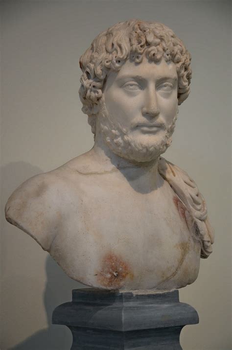 Marble Portrait Bust Of The Emperor Hadrian Found In The Flickr