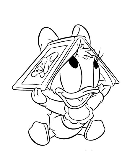 Donald Duck Baby Coloring Pages To Print Kentscraft