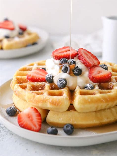 The Best Buttermilk Waffles Completely Delicious