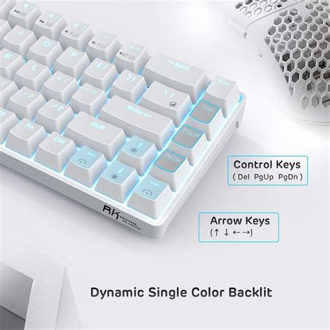 Rk Royal Kludge Rk68 Wireless Hot Swappable 65 Mechanical Keyboard 68