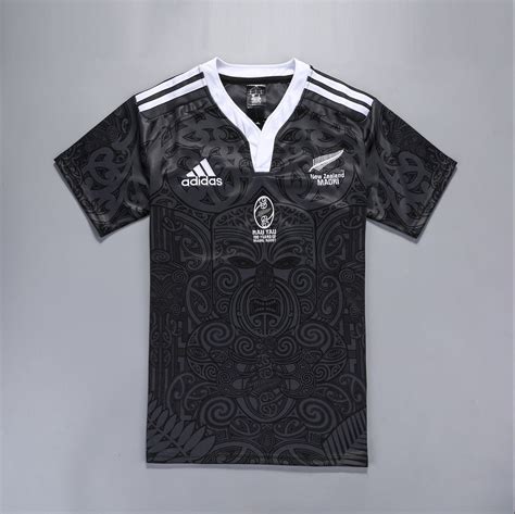 New Zealand Maori All Blacks 100 Years Rugby Jersey Mens S 3xl