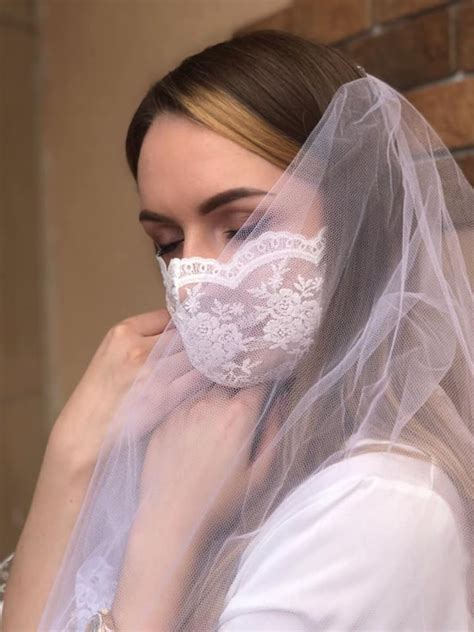 Bride Face Mask Bridal Mask Wedding Face Mask Etsy