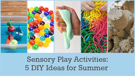 Sensory Play Ideas For Summer Kids Creek Therapy
