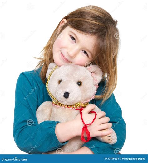 Man Holding Teddy In Hands Toy Is Simulating Child Abuse Rape And