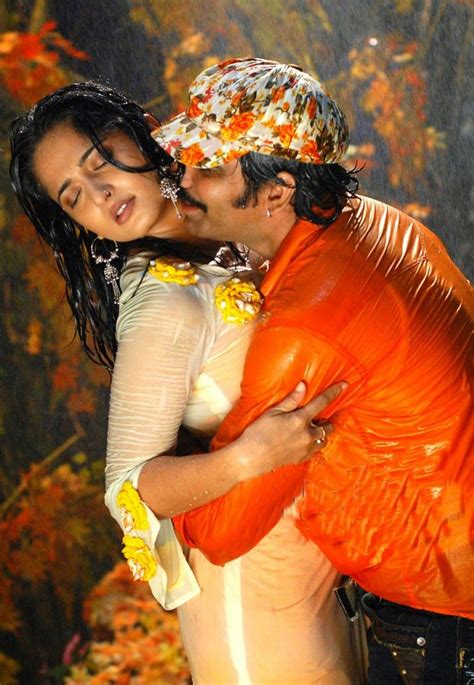 Anushka Shetty Hot Romance With Raviteja At Baladoor Movie Hot Romance Anushka Movies