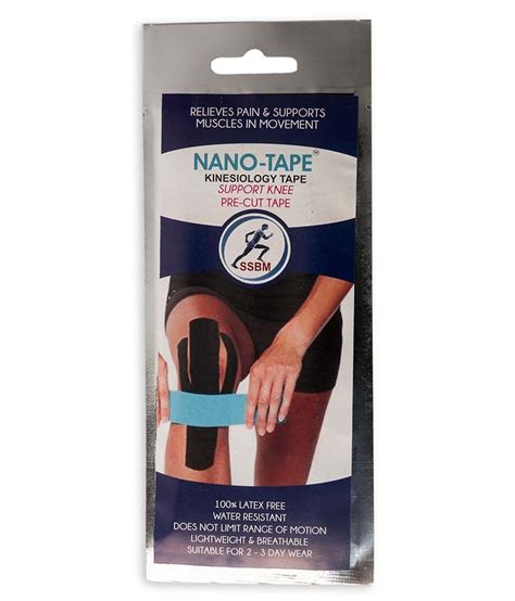 Nano Tape Precut Kinesiology Tape For Knee Support Pack Of 3 Buy