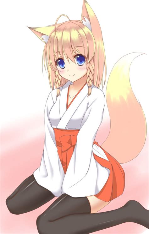 Anime Fox Girl Kimono