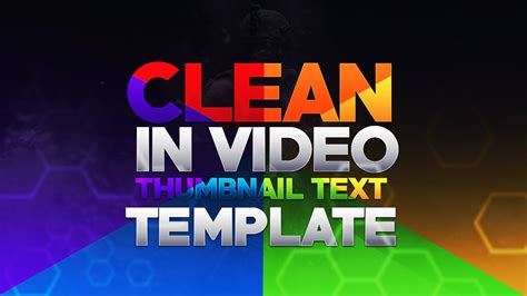 Free Gfx Free Photoshop Thumbnail Template Pack Clean 2d