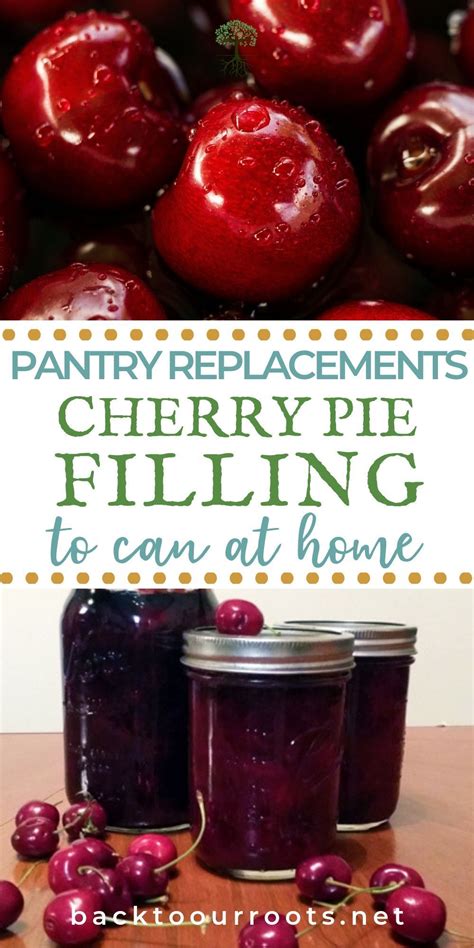 Homemade Cherry Pie Filling ~ A Canning Recipe Recipe Cherry Pie Filling Homemade Cherry