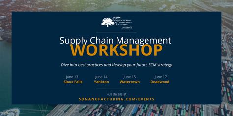 Supply Chain Management Workshop Sioux Falls South Dakota Manufacturing And Technology Solutions