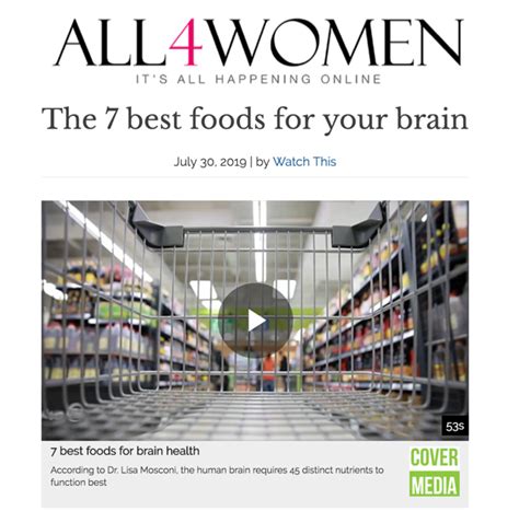 My 7 Best Foods For The Brain — Lisa Mosconi Phd