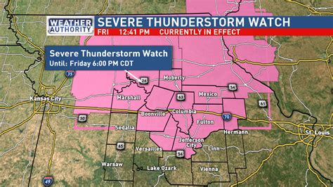 Severe Thunderstorm Watch Issued Ahead Of Rapidly Developing Storm System