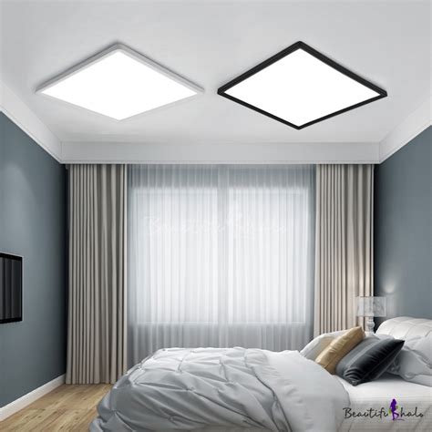 Flush mount ceiling lights bedroom pendant light home bar chandelier lighting. Minimalist Energy Saving 16W Led Square Flush Ceiling ...