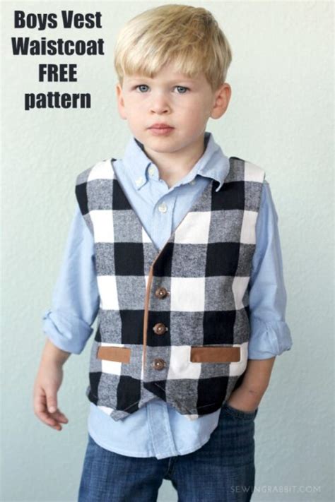 Boys Vest Waistcoat Free Sewing Pattern Sew Modern Kids