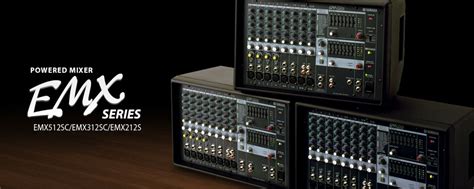 EMX Box Type Overview Mixers Professional Audio Products