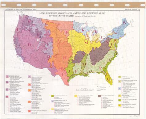 Land Resource Regions And Major Land Resorce Areas Of The United States