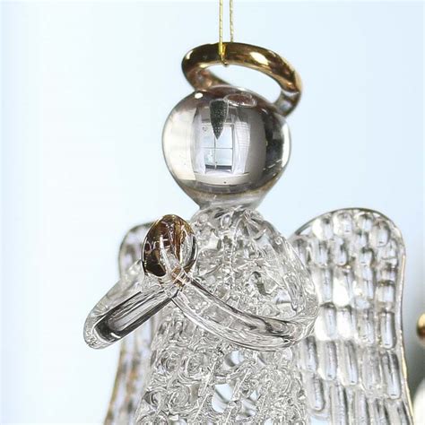 Clear Glass Angel Ornaments Christmas Ornaments Christmas And