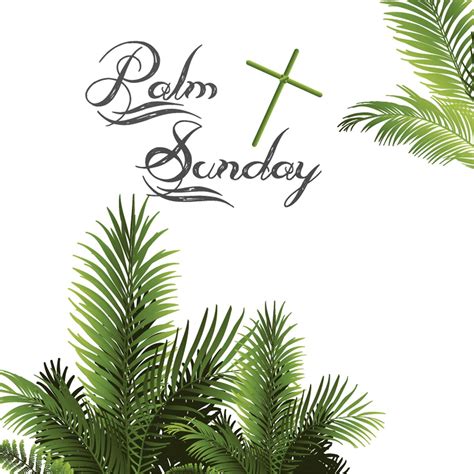 Palm Sunday Palms Leaves Background 666087 Vector Art At Vecteezy