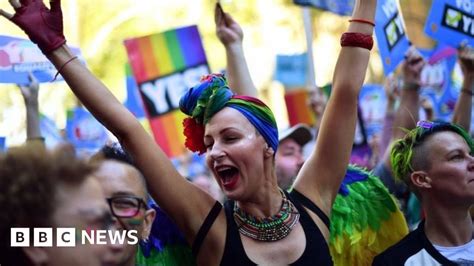 Australia Same Sex Marriage Vote New Laws Target Hate Speech Bbc News
