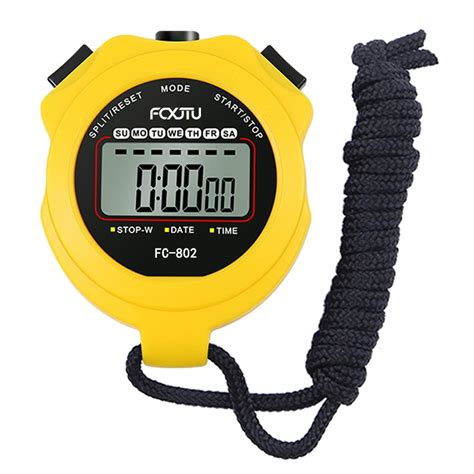Buy Stopwatch 10100 Lap Split Memory Digital Stopwatch Timer Alarm