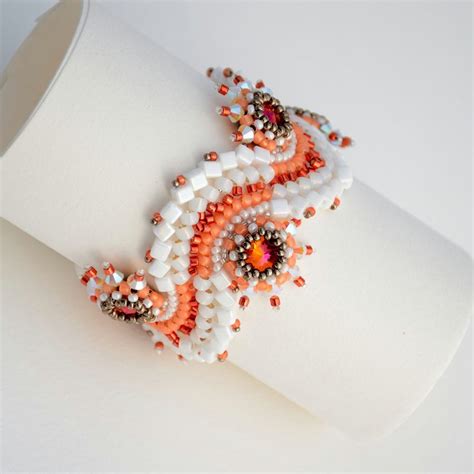 Step By Step Instant Download Pdf Beading Pattern Bracelet 27 Beaded