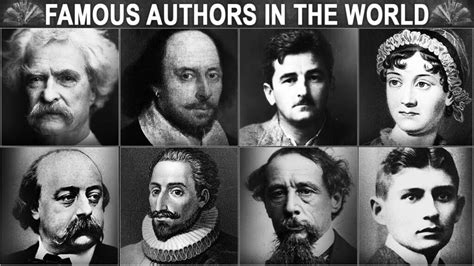 The Most Famous Authors In History Brooks Writer