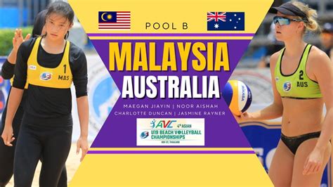 🔴live Avc Asian U19 Beach Volleyball Championships 2022 Malaysia 2 Vs Australia 2 Women