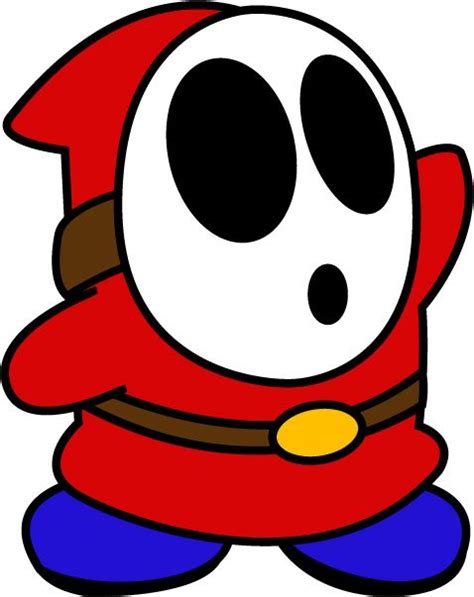 Shy Guy Mini Canvas Art Shy Guy Super Mario Art