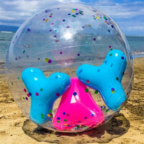 Giant Yay Confetti Beach Ball Petagadget