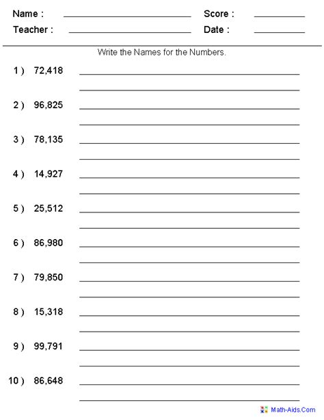 14 Number Worksheets Kindergarten Writing Words