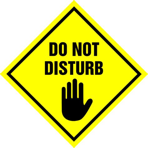 Do Not Disturb Sign Printable