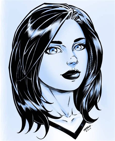 Comic Style Girls Face By Robertmarzullo On