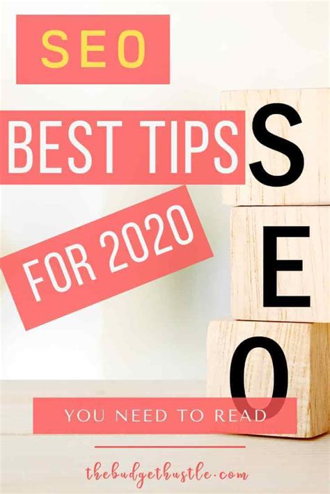 The Best Seo Tips For 2020 The Budget Hustle