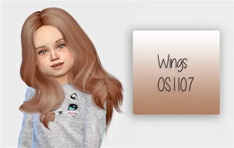 Simiracle Wings Os1107 Hair Retextured For Toddlers Sims 4 Hairs