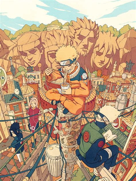 Download Naruto Hidden Leaf Village Konoha Team 7 Wallpaper