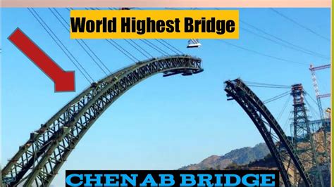 Chenab Rail Bridge Chenab Rail Bridge Jammu Kashmir Chenab Rail