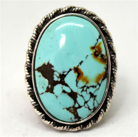 Jay King Dtr Sterling Silver And Natural Turquoise Ring Size Ebay