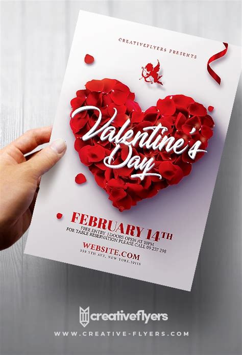 Download Valentines Day Flyer Template Creative Flyers