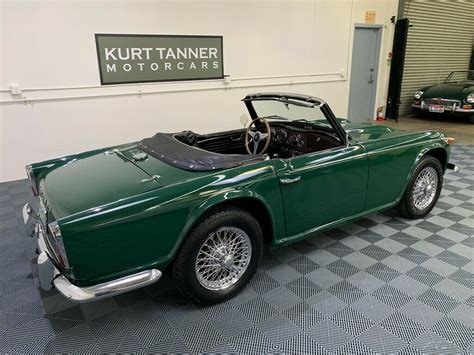 1967 Triumph Tr4a Brg 4 Speed Chrome Wire Wheels Good Driver For Sale
