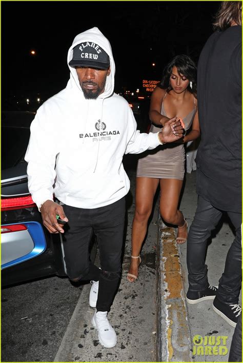 Photo Jamie Foxx Holds Hands With Mystery Woman Photo Just Jared Entertainment News
