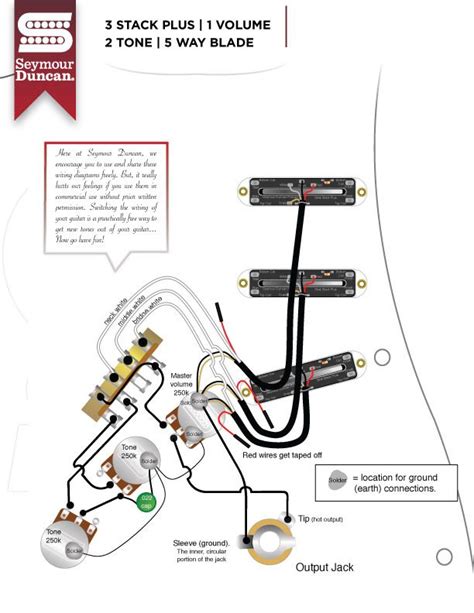 Tin the wires from the seymour duncan pickup, and then solder them into place (see fig. Wiring Diagrams - Seymour Duncan | Seymour Duncan | Diagram, Seymour duncan, Wire