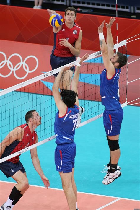 Matt Anderson 1 The Us Olympic Mens Volleyball Team Opened Its