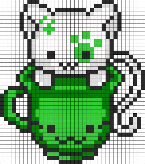 Cute Pixel Art With Grid Jeffvandrewoffice