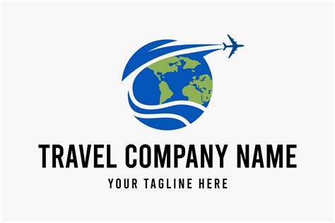 World Travel Agency Logo Designs Vector Graphic By Essentials Studio