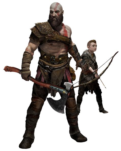 Kratos And Atreus Art God Of War Art Gallery